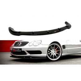 Накладка сплиттер на передний бампер на Mercedes SL R230 AMG